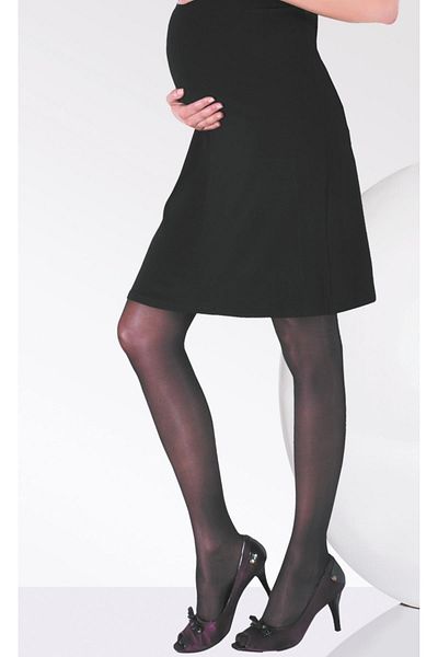 Daymod 40 Pantyhose Black Maternity Socks
