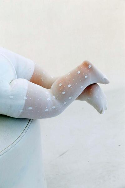 Daymod May Baby Pantyhose White