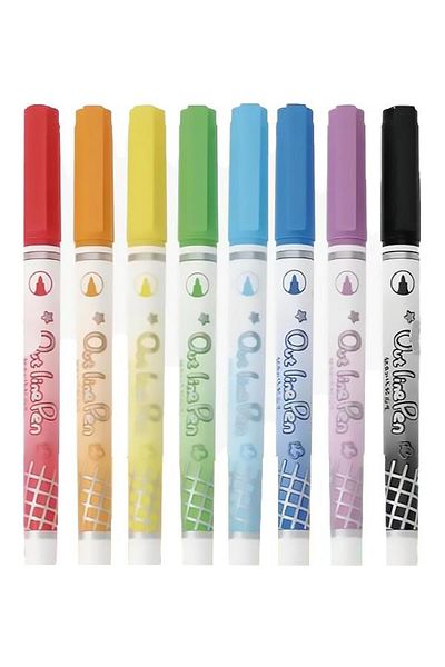 Kuki Chosch Double Line Highlighter 8 Colors Cs H815