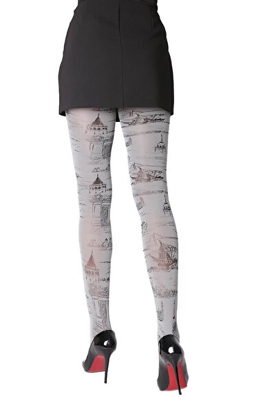 Daymod My Turkey Pantyhose - Gray/Gray