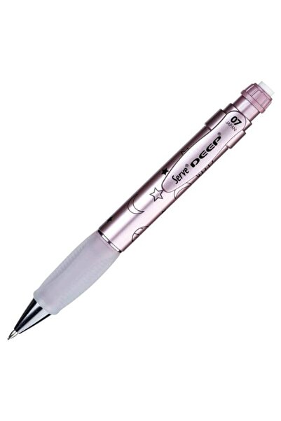 Serve Deep Space 0.7mm Mechanical Pencil Rose Moon Star /