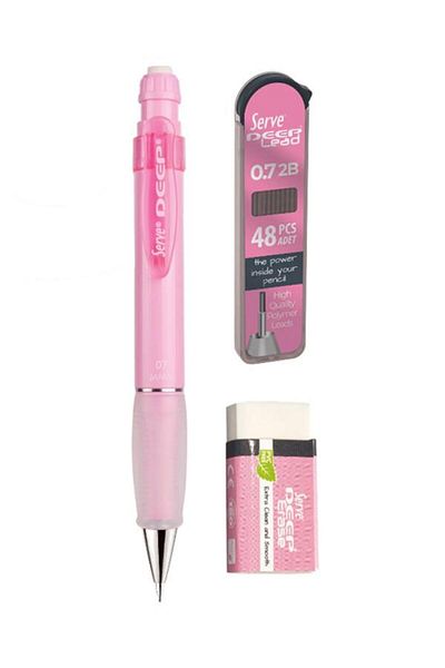 Serve Pink Deep 3 School Set