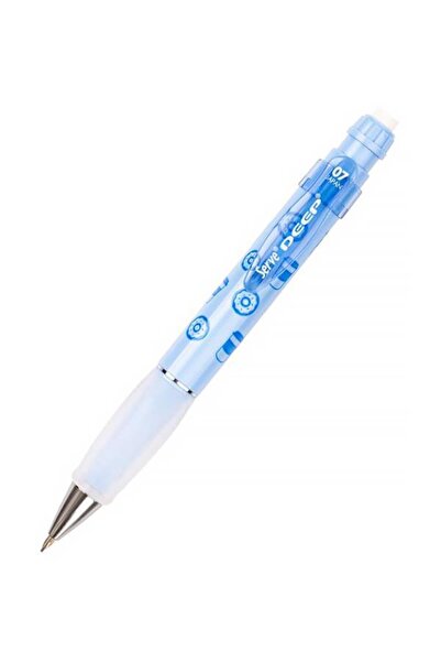 Serve Deep Coffee & Donut Printed Mechanical Versatile Pen 0.7 Sky Blue