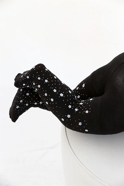 Daymod MAY BABY PANTY SOCKS BLACK