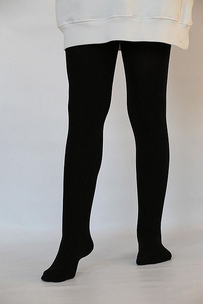 Daymod Soft Viscose Kids Pantyhose Black