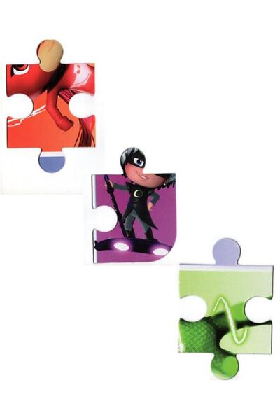 CA Games Çocuklar Için Zeka Geliştirici Öğrenmeyi Destekleyen Pija Maskeliler Yer Puzzle 24 Parça