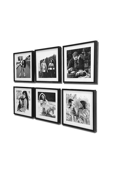 HEDİYECRAFT Wall Sticking Plug-In Frame Set of 3 21X21 cm