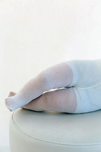 Daymod MYCRO 50 BABY Rhinestone Pantyhose Bone