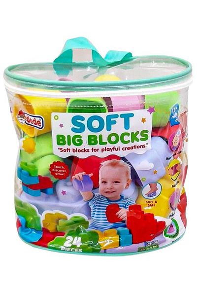 DEDE Soft Big Blocks Bag 24 Pieces 04008