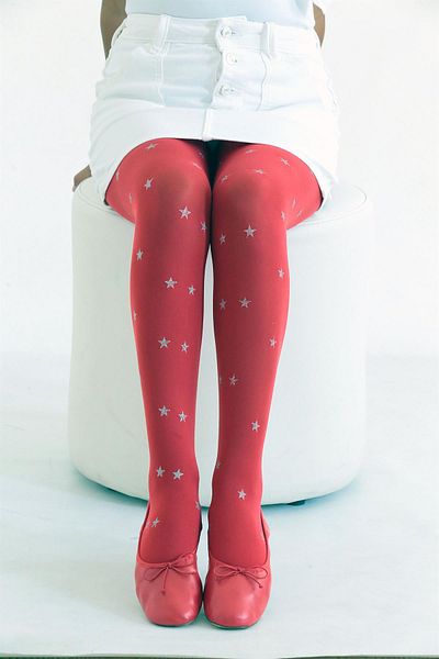 Daymod Asel Kids Pantyhose RED