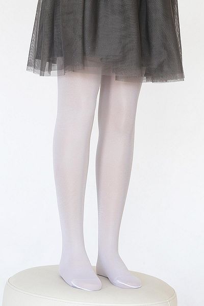 Daymod Elite 40 Kids Pantyhose White