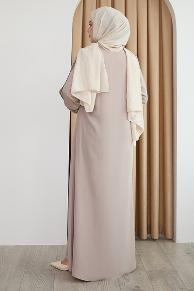 InStyle Фарбована стрічка по всій довжині капюшона