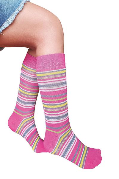 Daymod Beliz Children's Knee Socks Fuchsia Mix