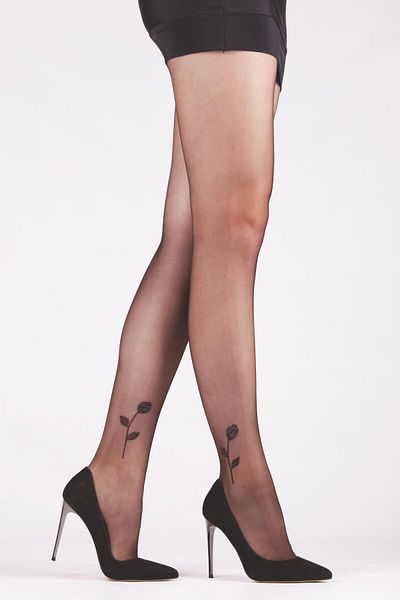 Daymod Women's Serap Glitter Patterned Thin Pantyhose