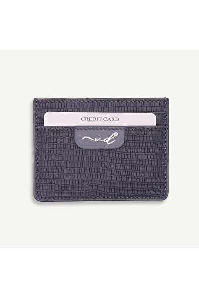 Uderra Leather Uderra Gray Lima Printed Genuine Leather Card Holder-Sk005