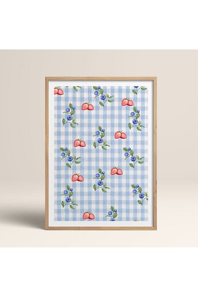 HOMEPACK Единична картина в дървена рамка, единичен плакат, картина TK/1028