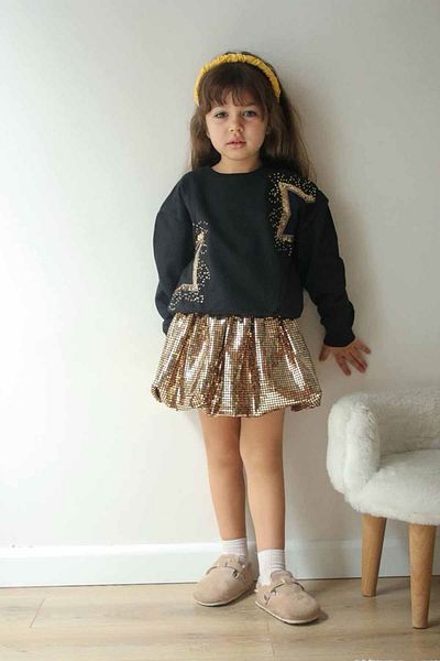 Minigimin Cicileri Комплект от 2 части с балони My Little Ones Starry Gold за момиче - Златист