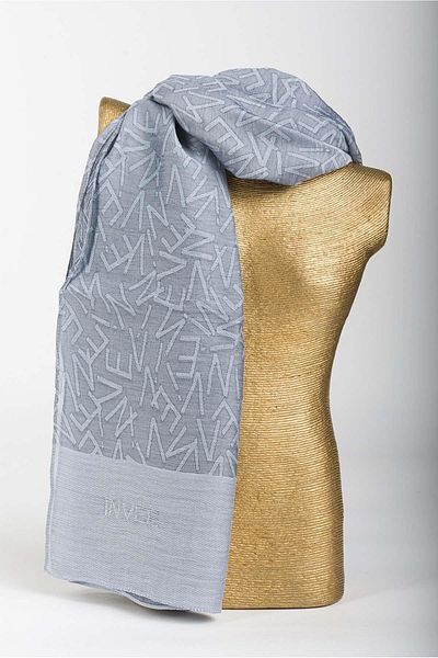 Invee Pattern Shawl 1550 Gray