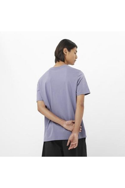 Salomon Big Logo Tee m Blue Granite Men T-Shirt Lc 2526800