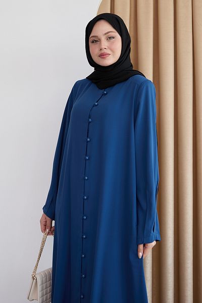 InStyle Μπλε φεράκι με κουμπιά Boydan Bead