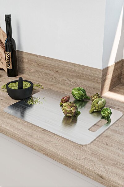 Youem Steel لوح تقطيع من الفولاذ المقاوم للصدأ لوح تقطيع مطبخ صحي متوسط ​​الحجم