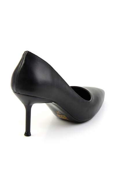 Bambi Siyah  Kadın Klasik Topuklu Ayakkabı K01209075209