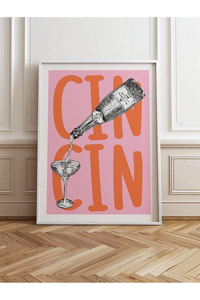 HOMEPACK Single Wooden Framed Painting One Piece Poster Painting Tk/1016
