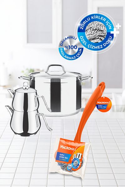 MACROMAX Scouring Wire with Handle
