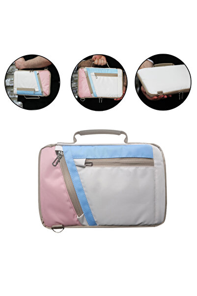 Microcase Lenovo Yoga Tab Plus 12.7'' için Omuz Askılı Universal Sleeve Taşım...