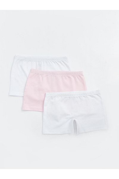 LC Waikiki LCW Kids بوكسر أساسي للفتيات مكون من 3 قطع