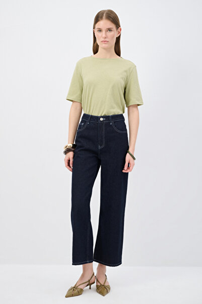 adL Dikiş Detaylı Denim Pantolon