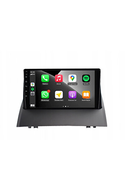 Blueway Renault Megane 2 Araç Multimedya Android Ekran Carplay Double Teyp 2+32 9" 04-08 Black BLUEWAY