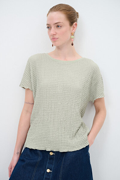 adL Kısa Kollu Bluz