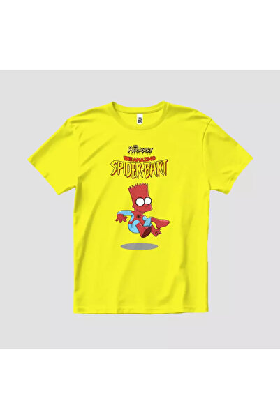 Built By Crazy Simpsonovi pauk Bart unisex dečija majica