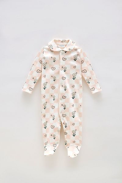 Atelier Babbi Checker Baby Rompers