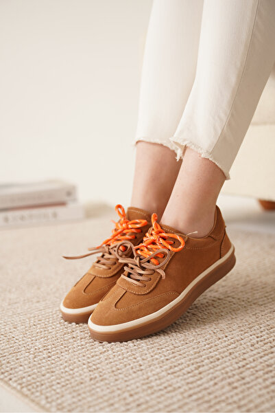 Cananın Pabuçları Btr 2519 Genuine Leather Rubber Sole Double Lace Sports Shoes