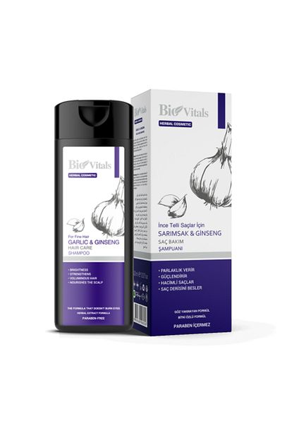 Bio Vitals Garlic-Ginseng Hair Shampoo 400 ml
