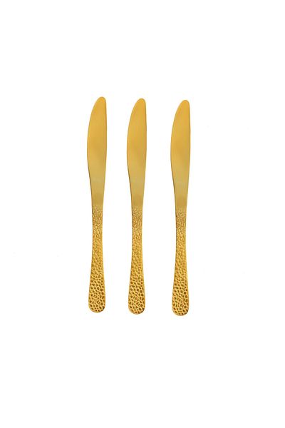 ROYALFORD 3-Piece Stainless Steel Dessert Knife RF11994 20 CM