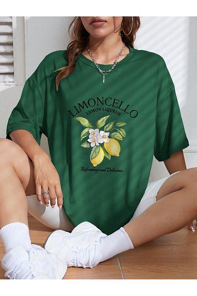 uyguntarz Μπλουζάκι με στάμπα Limoncello
