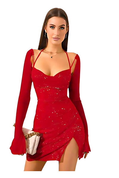 Genel Markalar 1015-E SİMLİ GECE KIYAFETİ