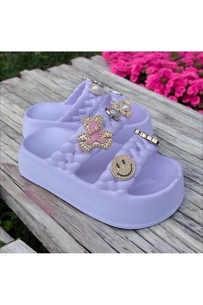Hızlı Al Girl's Stone Slippers.Garden Beach Pool Stone Slippers Suitable for Daily Use