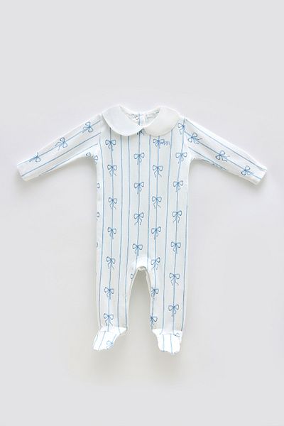 Atelier Babbi Blue Ribbon Baby Romper