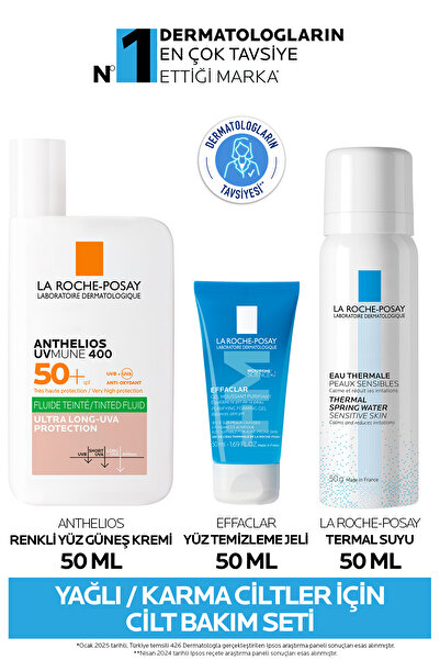 La Roche Posay Yağlı/Karma Ciltler İçin Cilt Bakım Seti