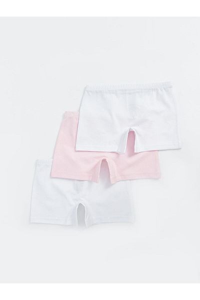 LC Waikiki LCW Kids بوكسر أساسي للفتيات مكون من 3 قطع