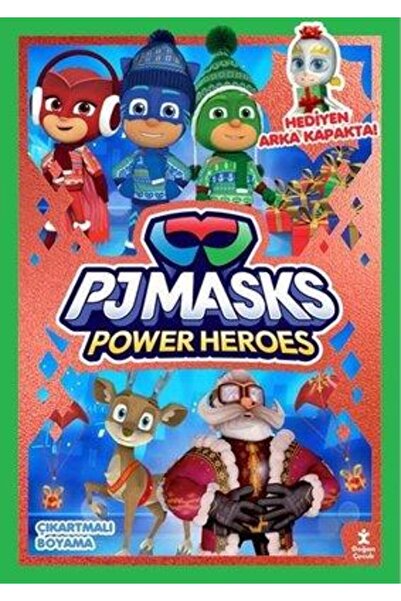 Doğan Çocuk Pjmasks Power Heroes - Parti Zamanı Çıkartmalı Boyama Kitabı