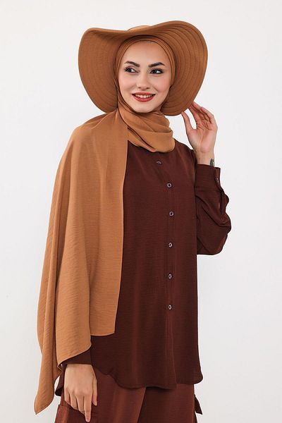 Aisha's Design Practical Shawl Turban with Detachable Bow Hat on the Back,Ss-2A