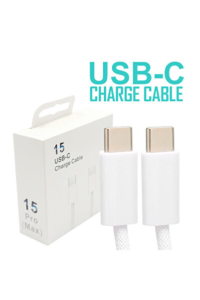 Generic USB-C to USB-C Fast Charging Cable –Nylon Braided, High-Speed Data Transfer for Phones, Laptops