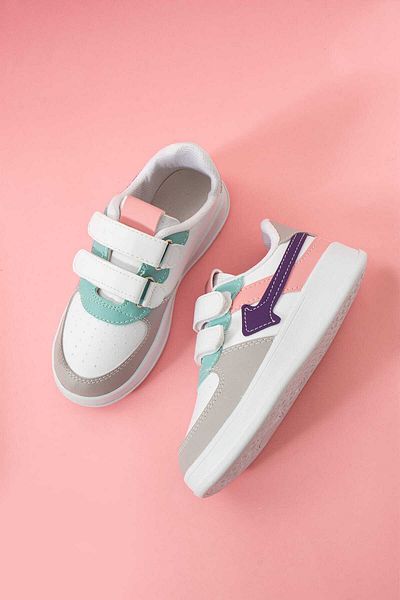 GAK RUN Children's Velcro Comfortable Sneaker Sports Shoes