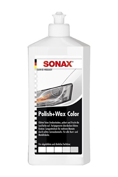 Sonax Renkli Nano Parlatıcı Ve Koruyucu Cila Beyaz 500 ml