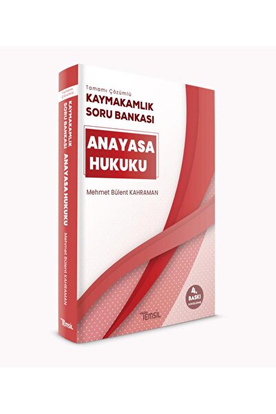 Temsil Kitap Anayasa Hukuku Kaymakamlık Soru Bankası